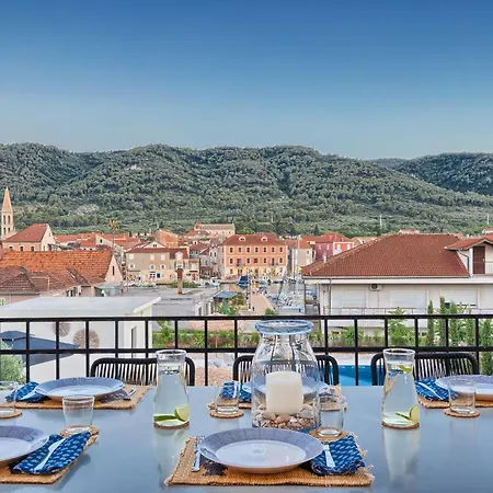 Villa Hvar Luxury And Pool With View In Heart Of *