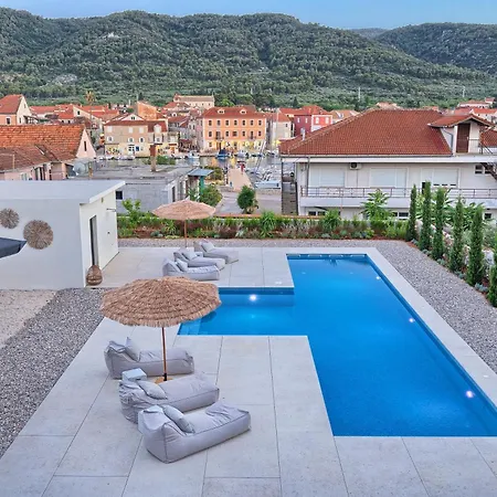 Villa Hvar Luxury And Pool With View In Heart Of